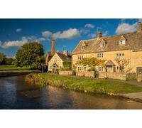 GLHUIOZ Personalised Jigsaw Photo Custom Jigsaw Puzzle 500 pc Wooden Puzzle Personalized Gift England Rivers 52x38cm