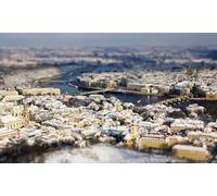 GLHUIOZ Personalised Photo Jigsaw Puzzle Custom Wooden Puzzles from Photos Pictures 1500 Pieces for Adults Prague Republic 87x57cm