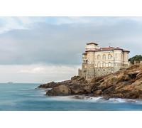 GLHUIOZ Personalised Wooden Jigsaw Puzzles 500 Piece for Adults from Photo Custom - Design Your Own Picture Gifts Italy Coast 52x38cm