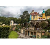 GLHUIOZ Puzzles for Adults 1000 Pieces Wooden Puzzle Artwork Puzzle Wall Decoration Unique Birthda Gifts United Kingdom Portmeirion 75x50cm