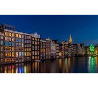 GLHUIOZ Puzzles Jigsaw from Photos 1000 Pieces for Adults Teen,Personalised Puzzle Amsterdam Netherlands 75x50cm