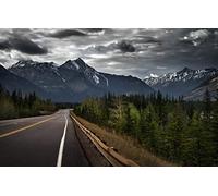 GLHUIOZ Puzzles Jigsaw from Photos 1500 Pieces for Adults Teen,Personalised Puzzle Mountain,Canada,87x57cm