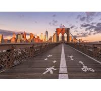 GLHUIOZ Puzzles Jigsaw from Photos 500 Pieces for Adults Teen,Personalised Puzzle USA Bridges Brooklyn Bridge City 52x38cm