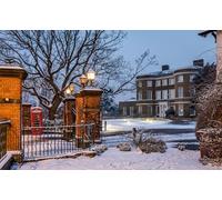 GLHUIOZ Wooden Animal Jigsaw Puzzles for Adults & Kids Unique Universal Colourful Fun Wood Challenging Puzzles for Family 500 Piece England Higham London 52x38cm