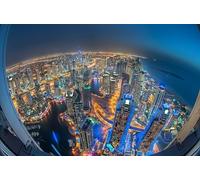 GLHUIOZ Wooden Animal Jigsaw Puzzles for Adults & Kids Unique Universal Colourful Fun Wood Challenging Puzzles for Family 500 Piece Dubai Emirates UAE 52x38cm