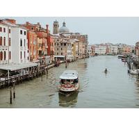 GLHUIOZ Wooden Puzzle for Adults and Kids, 1000 Piece Jigsaw Puzzle Italy Riverboat Venice 75x50cm