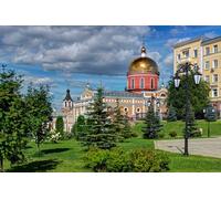 GLHUIOZ Wooden Puzzle for Adults and Kids, 1000 Piece Jigsaw Puzzle Russia Temples Samara 75x50cm