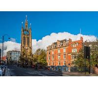 GLHUIOZ Wooden Puzzle for Adults and Kids, 1500 Piece Jigsaw Puzzle England Newcastle Amen Corner 87x57cm