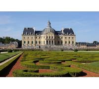 GLHUIOZ Wooden Puzzle for Adults and Kids, 500 Piece Jigsaw Puzzle France Chateau Vaux Le Vicomte 52x38cm