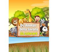 Gli Animali della Savana da colorare