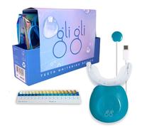 GLI GLI Teeth Whitening Light (Comes Without gels) with 16 LED Lights with case & Shade Guide, Wireless, 30 Minutes auto Countdown, Mouth Tray Teeth Whitening Accelerator Light Device, USB-C Charging