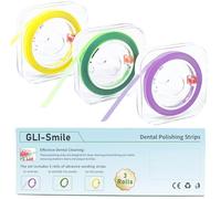 GLI-Smile Dental Polishing Strips Sanding Strips Tooth File Teeth Sanding Grinding Tool, 3 Rolls