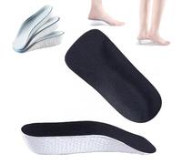 GLIART Orthopedic High Pads 2.0, Orthopedic High Pads 1.0, Orthopedic Highpads The First Orthopedic Height Insoles, Arch Support Height Increase Insole (Black,man 0.98IN)