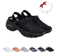 GLIART Women's Orthopedic Clogs with Air Cushion Support to Reduce Back and Knee Pressure, Orthopedic Sneakers for Women (43,Black)