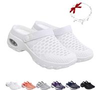 GLIART Women's Orthopedic Clogs with Air Cushion Support to Reduce Back and Knee Pressure, Orthopedic Sneakers for Women (39,White)