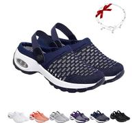 GLIART Women's Orthopedic Clogs with Air Cushion Support to Reduce Back and Knee Pressure, Orthopedic Sneakers for Women (38,Blue)