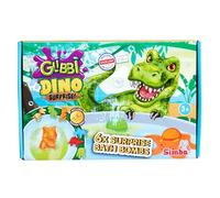 Glibbi Dino Surprise Bath Bombs Pack of 6 with Random Assortment, Bath Toy from 3 Years