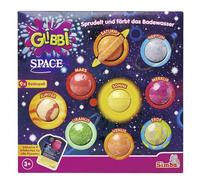 Glibbi Space 9 Bath Bombs with Info Cards About The Planets, Bath Fun from 3 Years