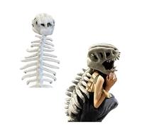 GlibHLBantz Dinosaur Skeletons Headgear Set, Cosplay Costume Headwear With Dinosaur Head And Spine Bones For Dinosaur Lovers, Halloween, Party, Photography Props,Photo Props (children)