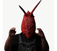GlibHLBantz Realistic Red Lobster Latex Mask, Eye-Catching, Full Head Realistic Creature Mask, Hand-Colored, For Halloween, Cosplay, Sci-Fi Party, Horror Costume (One Size Adults)