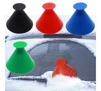 Glibrillody Magic Ice Scraper,Magical Car Ice Scraper,Ice Scraper for Car Windscreen,Cone Ice Scraper (4)