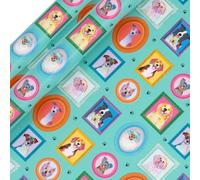 Glick 2 Pack Billy Dog Snaps Wrapping Paper, for Birthdays and Celebrations, 2 x Recyclable Rolls (Each 4m x 70cm), Multi-Coloured