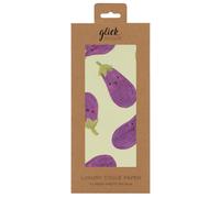 Glick 4 Sheets of Aubergine Tissue Paper. Each Sheet Measures 75 x 50cms When Opened and is Suitable for Birthdays & Other Celebrations, Purple