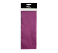 Glick 4 Sheets of Fuschia Tissue Paper, Each Sheet 750mm x 500mm when Opened, Pink Tissue Paper For Gift Wrapping and Other Arts and Crafts