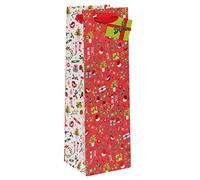 Glick Christmas Bottle Gift Bag Christmas Trimmings Gift Bag Xmas Drinks