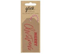 Glick Christmas Gift Tags with String | Kraft Brown Tag | Pack of 6