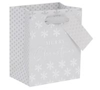 Glick Christmas Luxury Gift Bag Snowdrift Xmas Bag (Very Small Gift Bag)