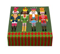 Glick Christmas Napkins | Noble Nutcrackers | 3 Ply