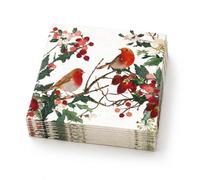 Glick Christmas Napkins | Robins | 3 Ply