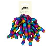 Glick Curl Swirl for Gift Wrapping at Birthday, Valentine's, Mother's Day, Anniversary and Other Celebrations, Fuschia Rainbow 14 x 13 cm