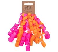 Glick Curl Swirl Neon Pink & Orange for Gift Wrapping, Birthday, Valentine's, Anniversary and Other Celebrations, Neon Pink and Orange 14 x 13 cm
