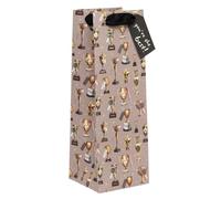 Glick Father's Day Bottle Bag, Gift Bag - You're the Best, Dad Birthday Bottle Bag, Multi-Coloured