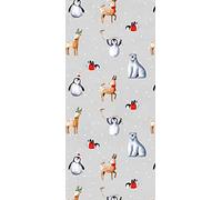 Glick Four Sheets Animals Christmas Tissue Paper, Winter Christmas Tissue Wrap, TPX64, Multi