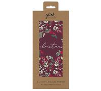 Glick Four Sheets Christmas Tissue Paper, Christmas Wreath Tissue Paper, Tissue Paper for Christmas Presents (Four Sheets)