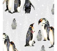 Glick Four Sheets Christmas Tissue Paper, Penguins Design for Presents (Four Sheets)