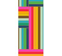 Glick Four Sheets of Geometric Bright Tissue Paper, Each Sheet Measures 750mm x 500mm Opened, Tissue Paper Geometric Design for Gift Wrapping and Other Arts & Crafts