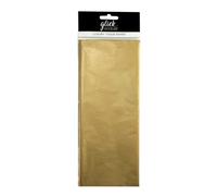 Glick Four Sheets of Gold Tissue Paper, Each Sheet Measures 750mm x 500mm When Opened, Tissue Paper Gold for Gift Wrapping and Other Arts & Crafts