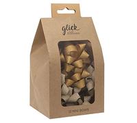 Glick Gift Wrap Accessories Pack Of 12 Mini Bows - Gold