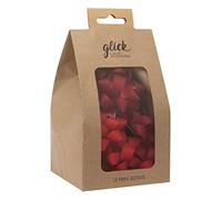 Glick Gift Wrap Accessories Pack Of 12 Mini Bows - Red