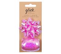Glick Irridescent Baby Pink Bow and Curling Ribbon, Great for Accessories on Presents and Other Arts & Crafts