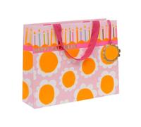 Glick Large Landscape Gift Bag, Dazzling Daisies Luxury Recyclable Bag for Birthdays & Celebrations, 275 x 355 x 100 mm, Multi-Coloured
