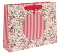 Glick Large Landscape Gift Bag - Floral Confetti Design - 355 x 275 x 100mm