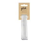 Glick Luxury 2 Metres White Satin Edge Ribbon for Gift Wrapping, Arts & Crafts