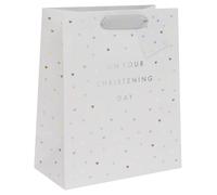 Glick Luxury Large Gift Bag, for Christening for Children, Unisex, 260 x 315 x 135mm, Multi-Colour