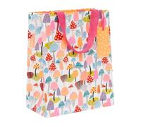 Glick Luxury Large Gift Bag, Shining Shrooms, Recyclable Bag for Birthdays & Celebrations for Her, 315 x 260 x 135 mm, Multi-coloured