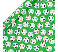 Glick Luxury Roll Wrap, Football Gift Wrapping Paper, 2 metres x 70 cms, Suitable for Birthdays and Other Occasions, For Boys, Green